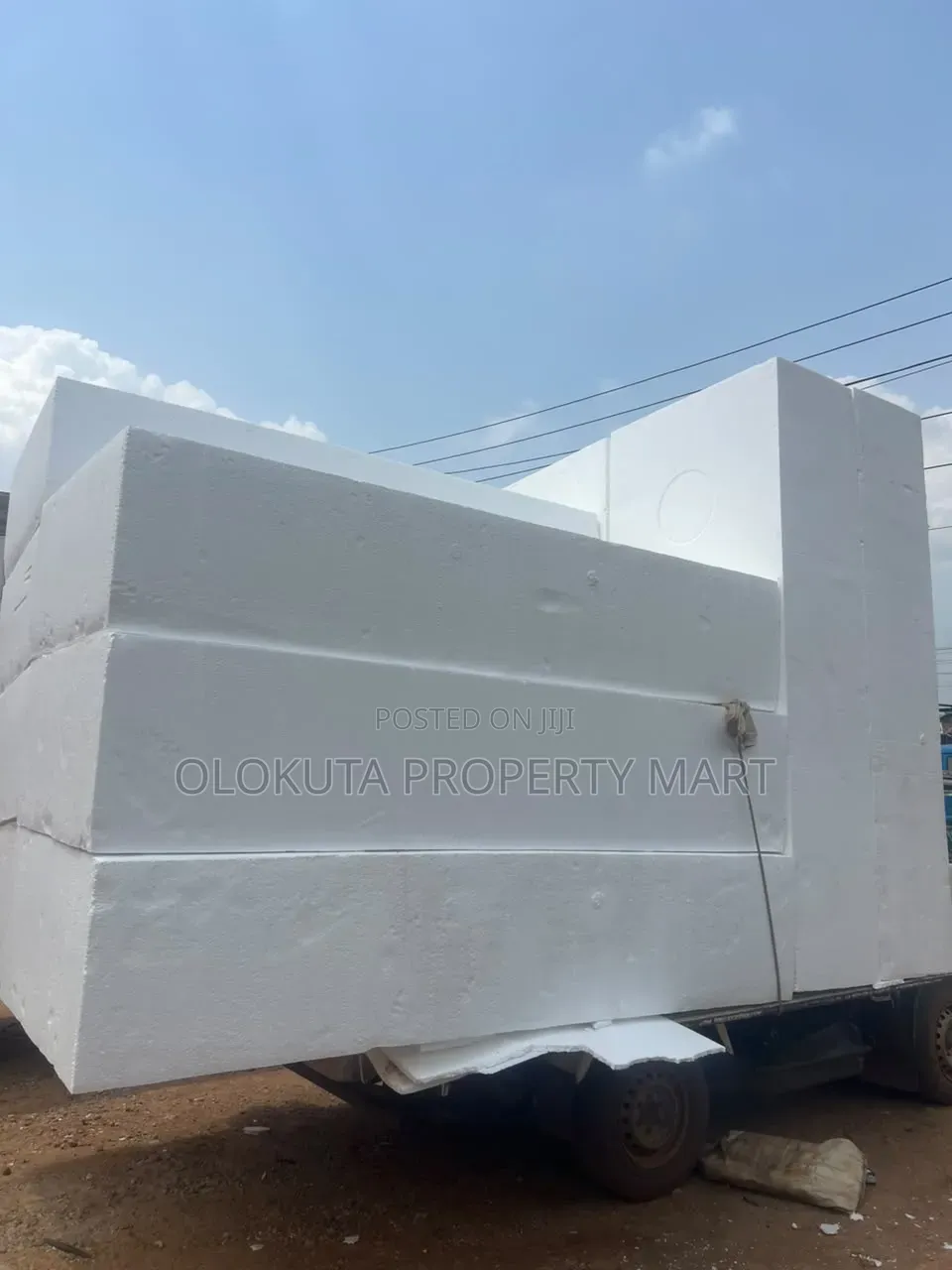 Polystyrene Board Parapet at Olokuta Property Mart Factory