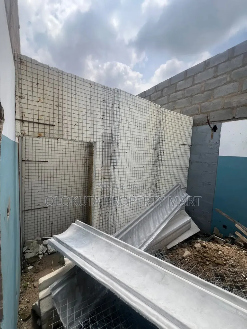 Polystyrene Board Parapet at Olokuta Property Mart Factory