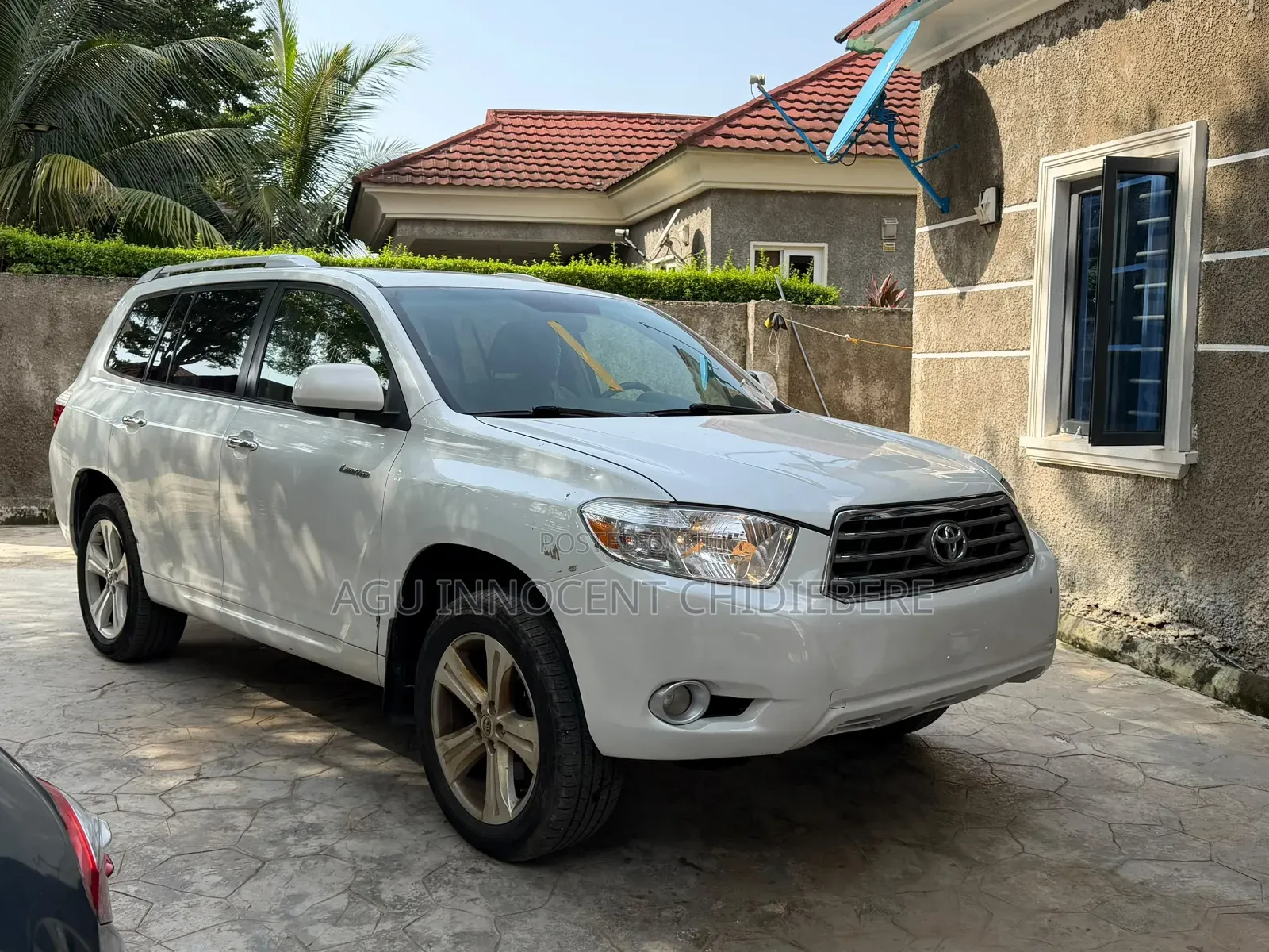 Toyota Highlander Limited 2010 White