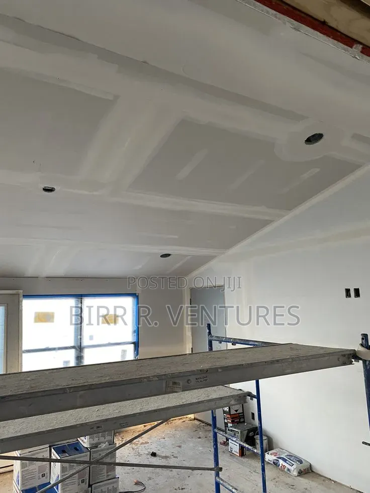 Gypsum Wall Setup for New Rooms