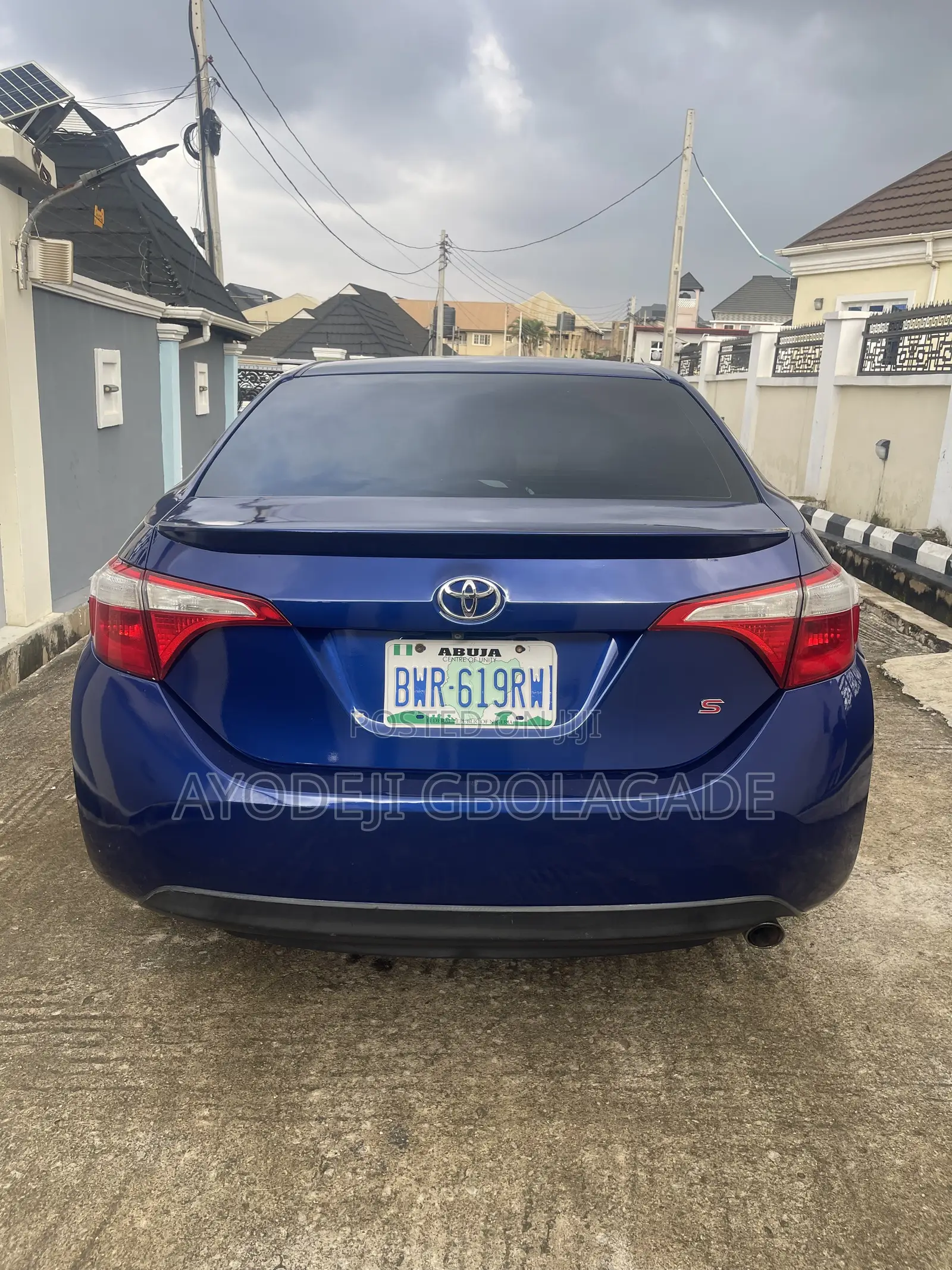 Toyota Corolla S 4dr Sedan (1.8L 4cyl CVT) 2014 Blue
