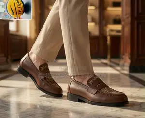 Gucci Leather Penny Loafers