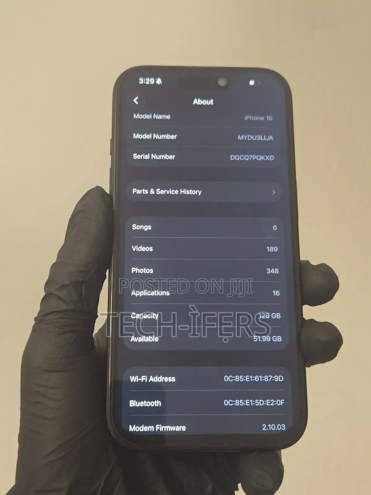 Apple iPhone 16 128 GB Black