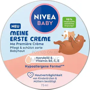 NIVEA Baby My First Crem, Vegan & Hypoallergenic Skin Cream,