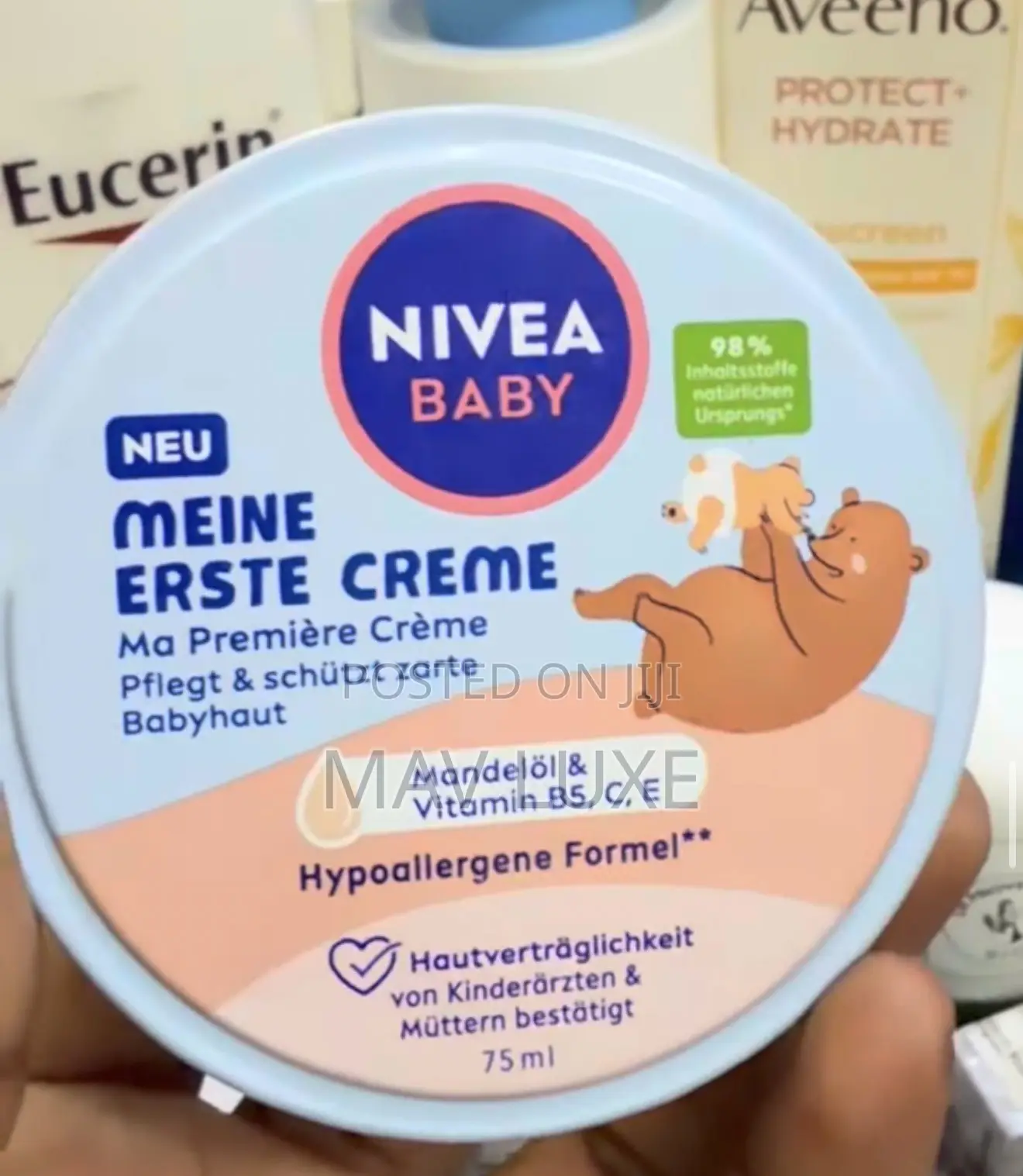 NIVEA Baby My First Crem, Vegan & Hypoallergenic Skin Cream,