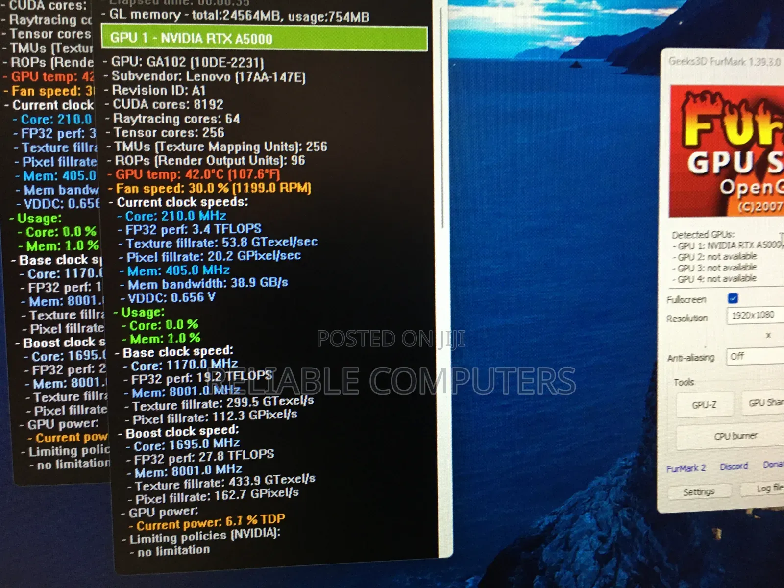 24gb Nvidia RTX Quadro A5000 Graphics Card
