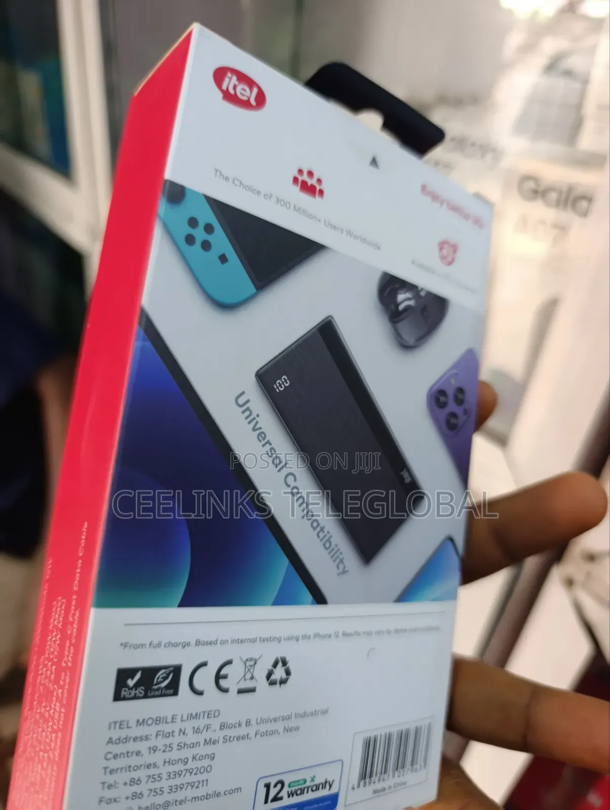 Itel 20,000mAh 12W Power Bank