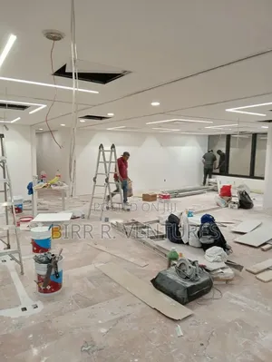 Drywall Wall Construction for Offices