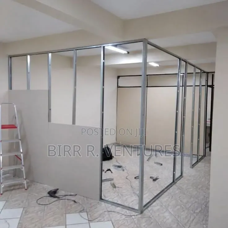 Gypsum Board Partitions for Business Offices