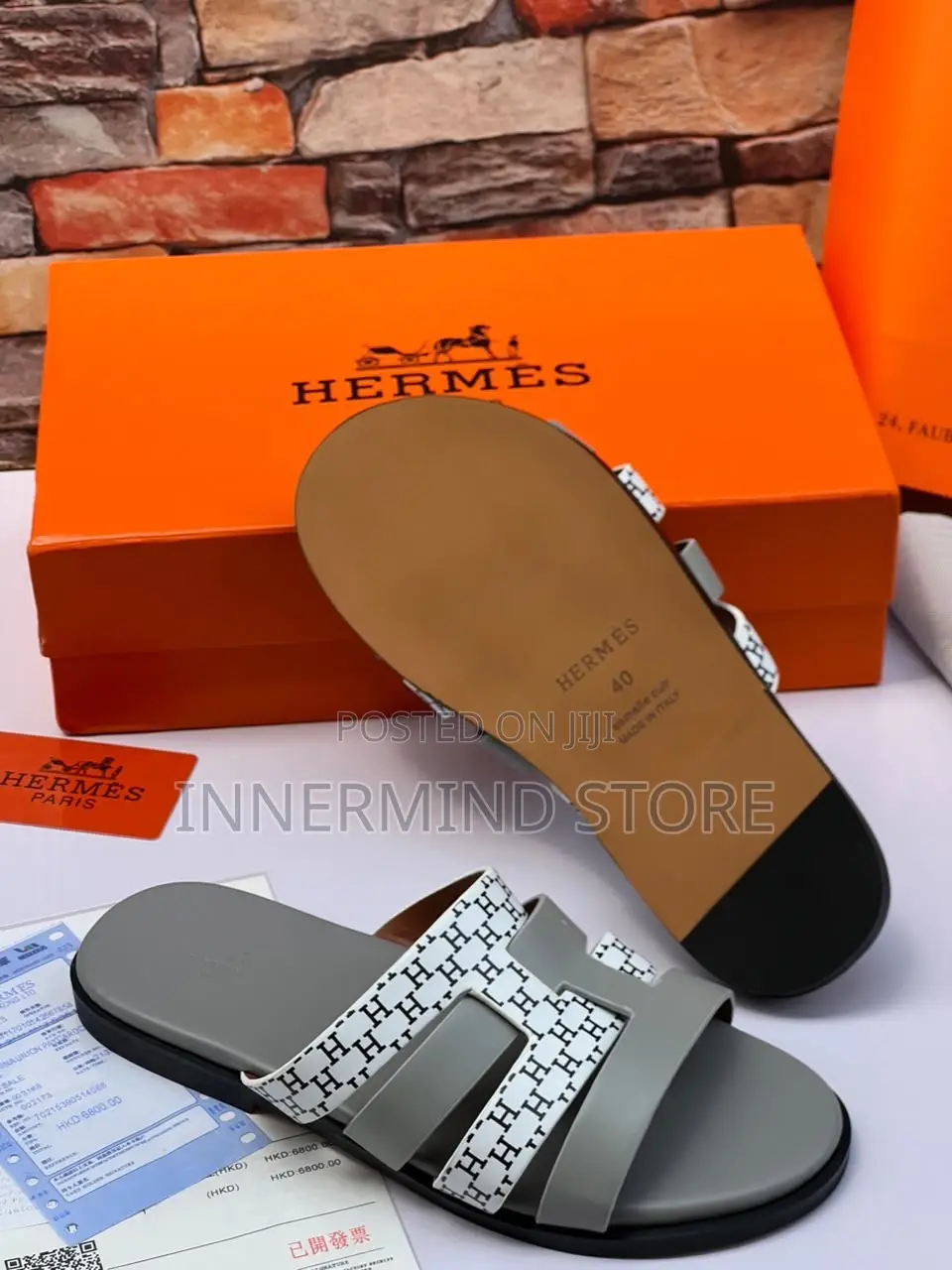 High Quality Hermes Slippers for Men
