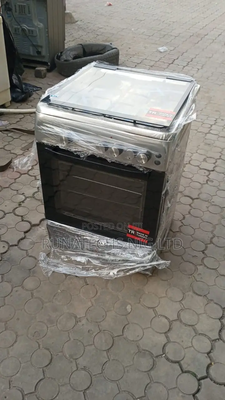 Nexus 60x65 Stainless 4 Burner Gas & Electric Cooker With Oven & Grill