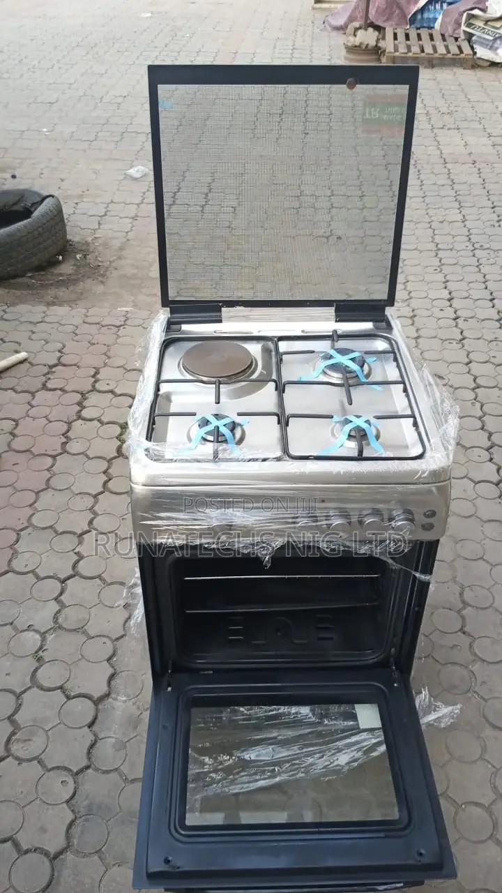 Nexus 60x65 Stainless 4 Burner Gas & Electric Cooker With Oven & Grill