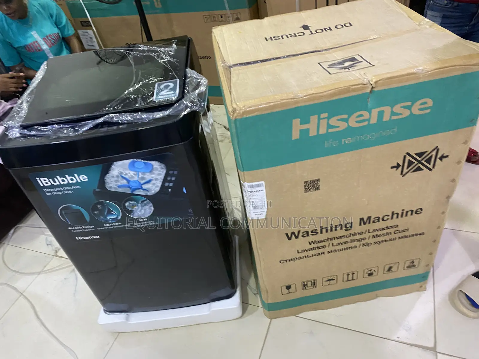 Hisense 11KG Fully Automatic Washer With Double Water Inlet