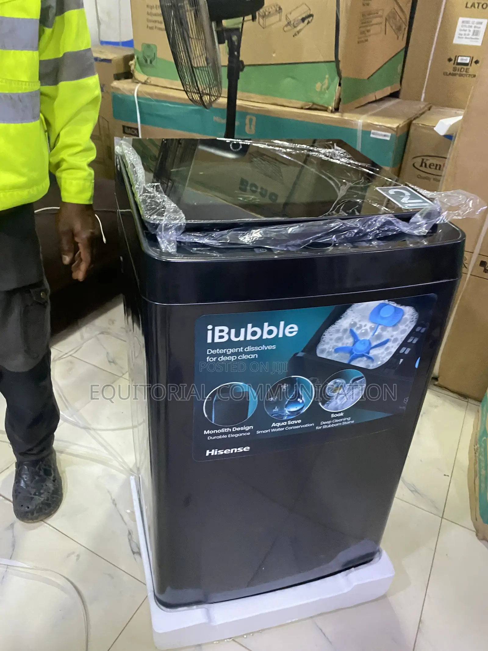 Hisense 11KG Automatic Washing Machine With Auto-Restart