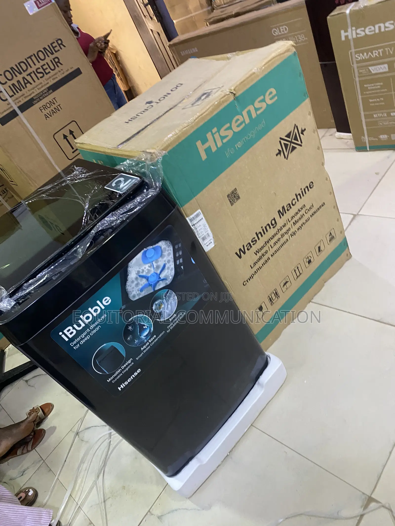Hisense 11KG Automatic Washing Machine With Auto-Restart