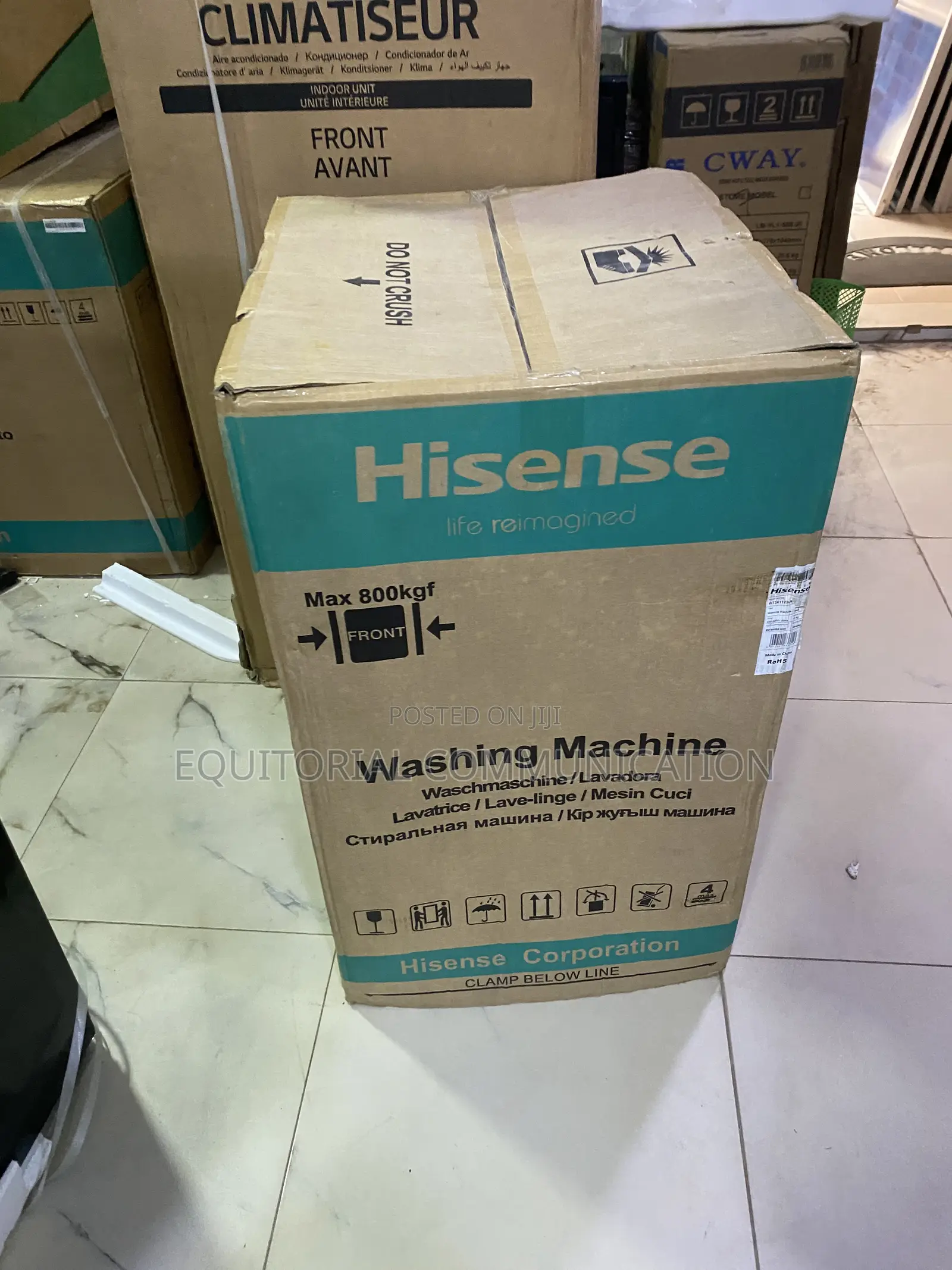 Hisense WT3K1123UB 11KG Washer With LED Display and Push Buttons