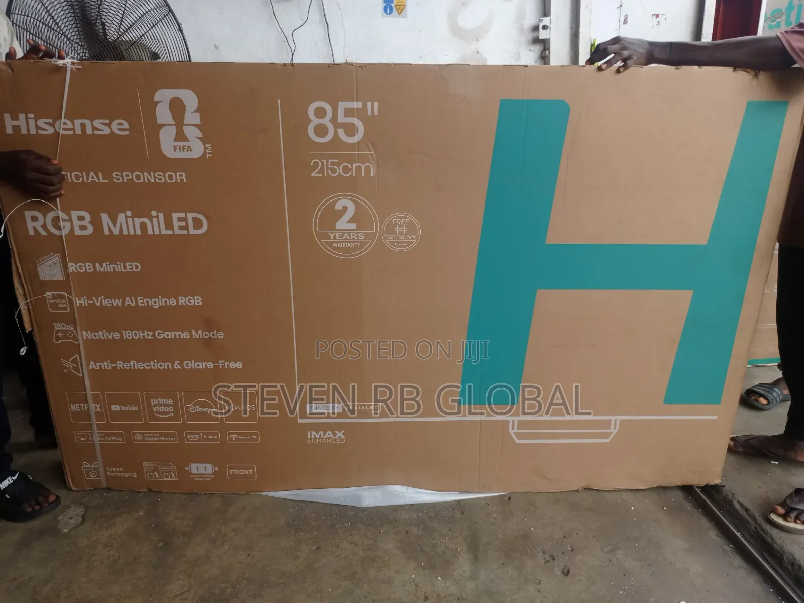 Hisense 85” Uled 4k RGB Mini-Led Smart TV | Tv85ur8s