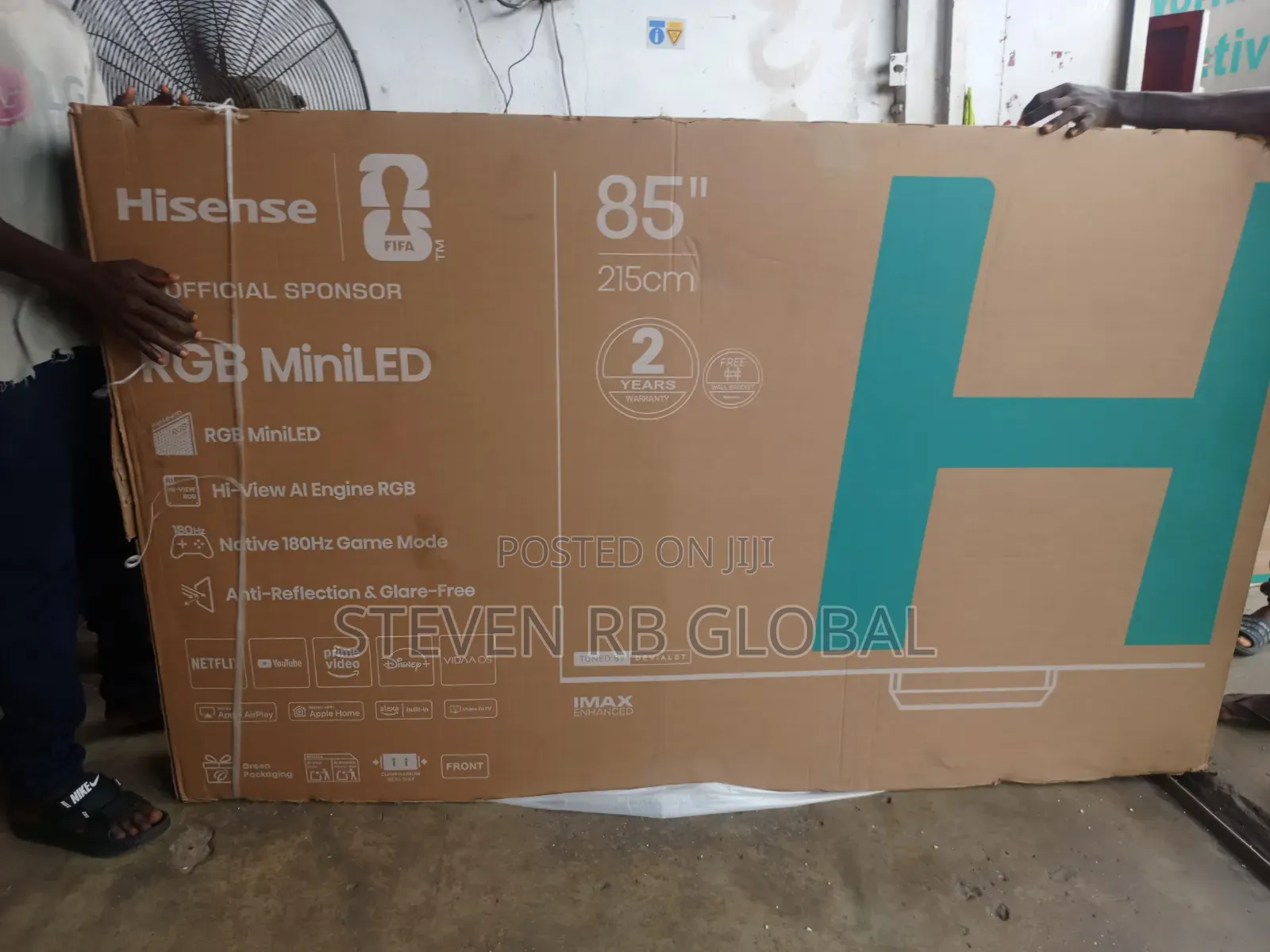 Hisense 85” Uled 4k RGB Mini-Led Smart TV | Tv85ur8s