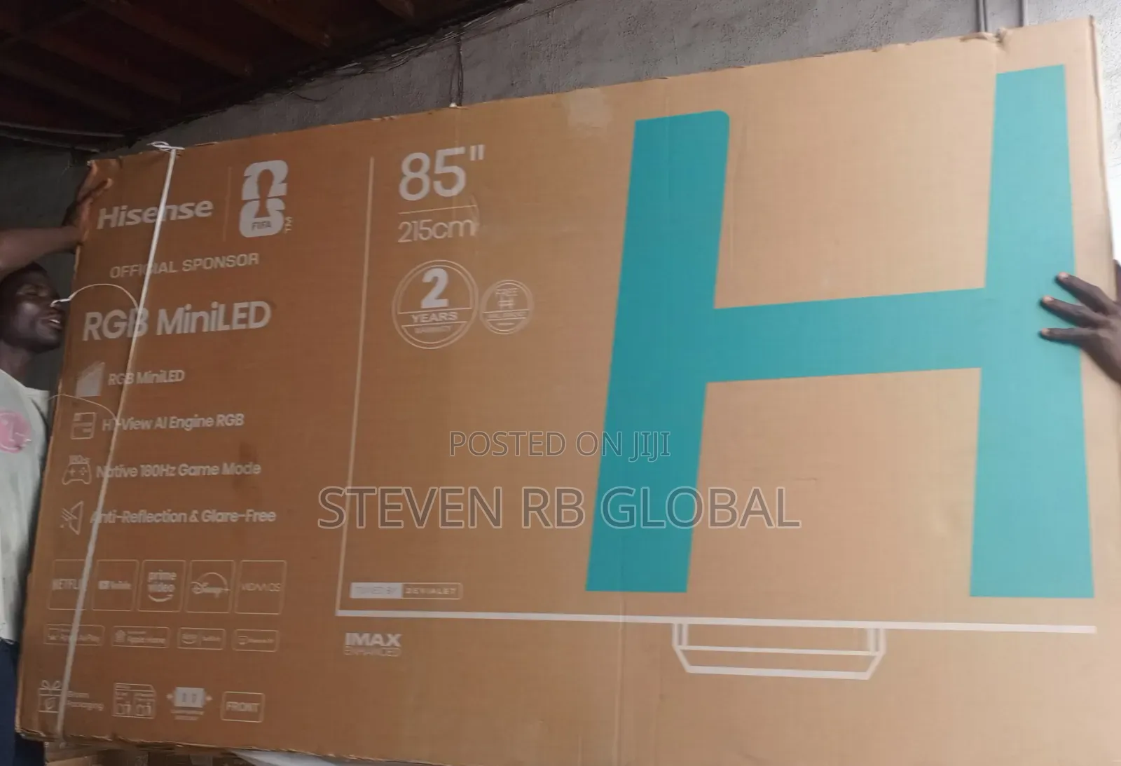 Hisense 85” Uled 4k RGB Mini-Led Smart TV | Tv85ur8s