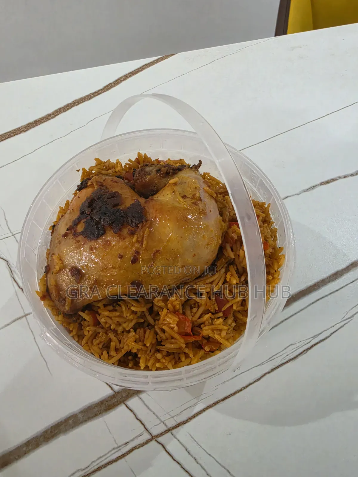 Fresh Smoky Jollof Rice Bowls & Chicken Delivery Service