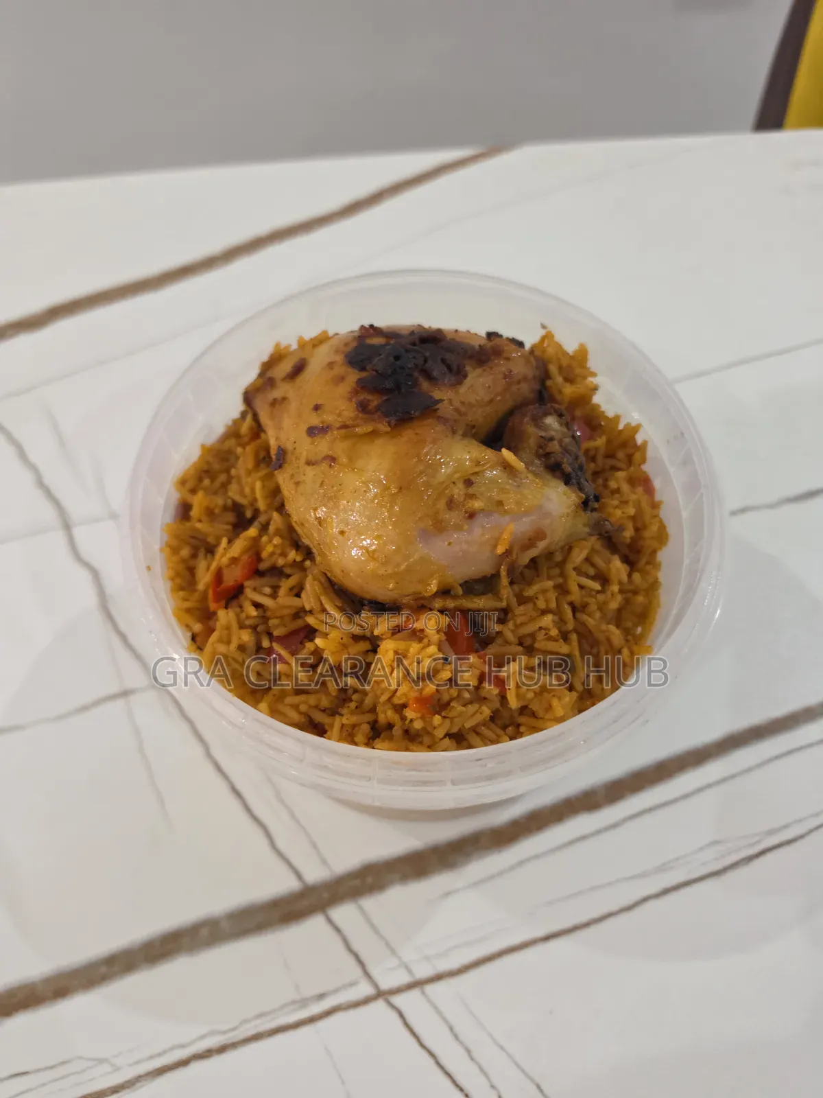 Fresh Smoky Jollof Rice Bowls & Chicken Delivery Service