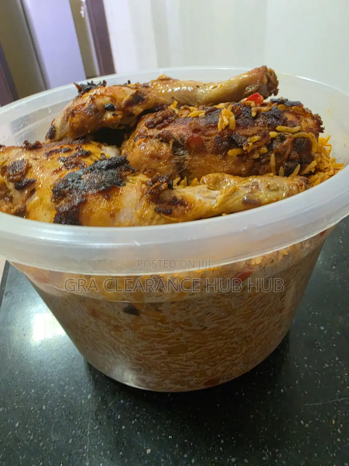 Fresh Smoky Jollof Rice Bowls & Chicken Delivery Service