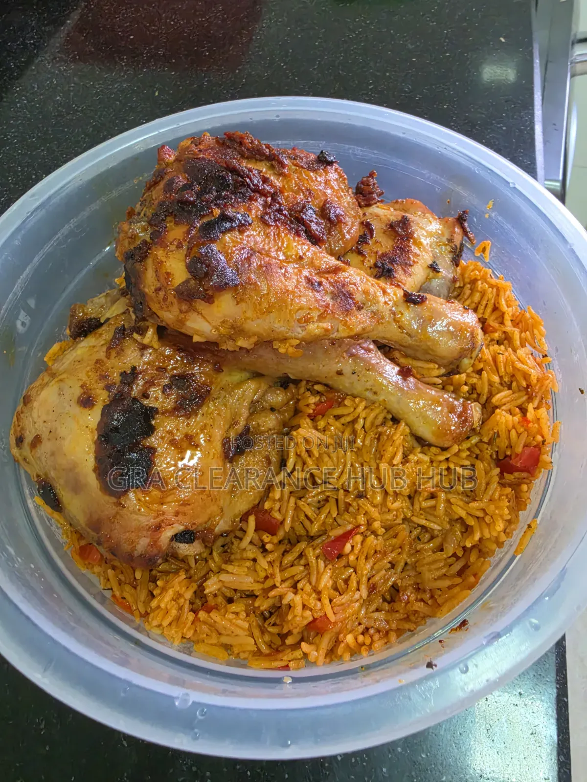 Fresh Smoky Jollof Rice Bowls & Chicken Delivery Service