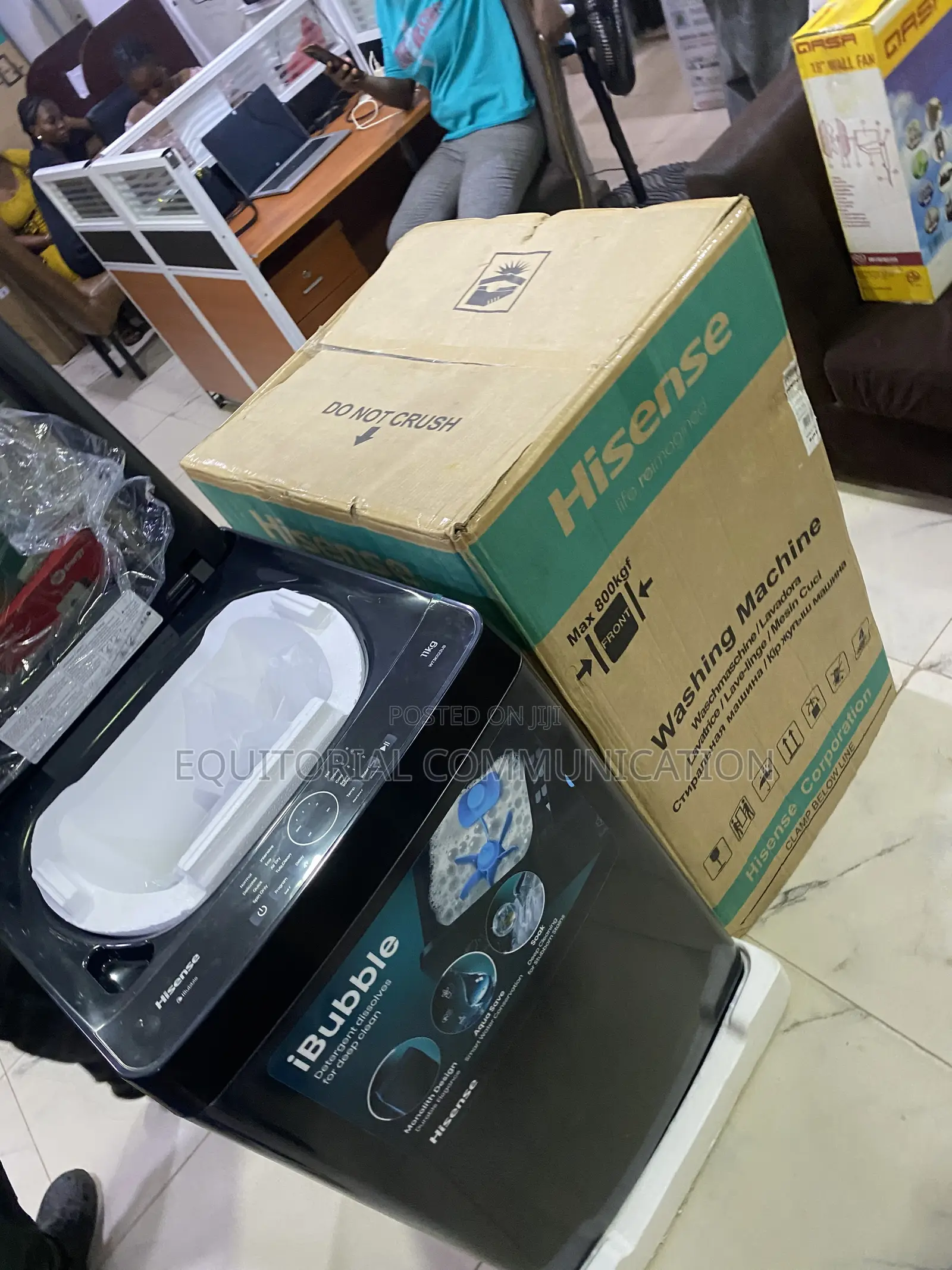 Hisense 11KG WT3K1123UB Automatic Laundry Machine With iBubble Wash