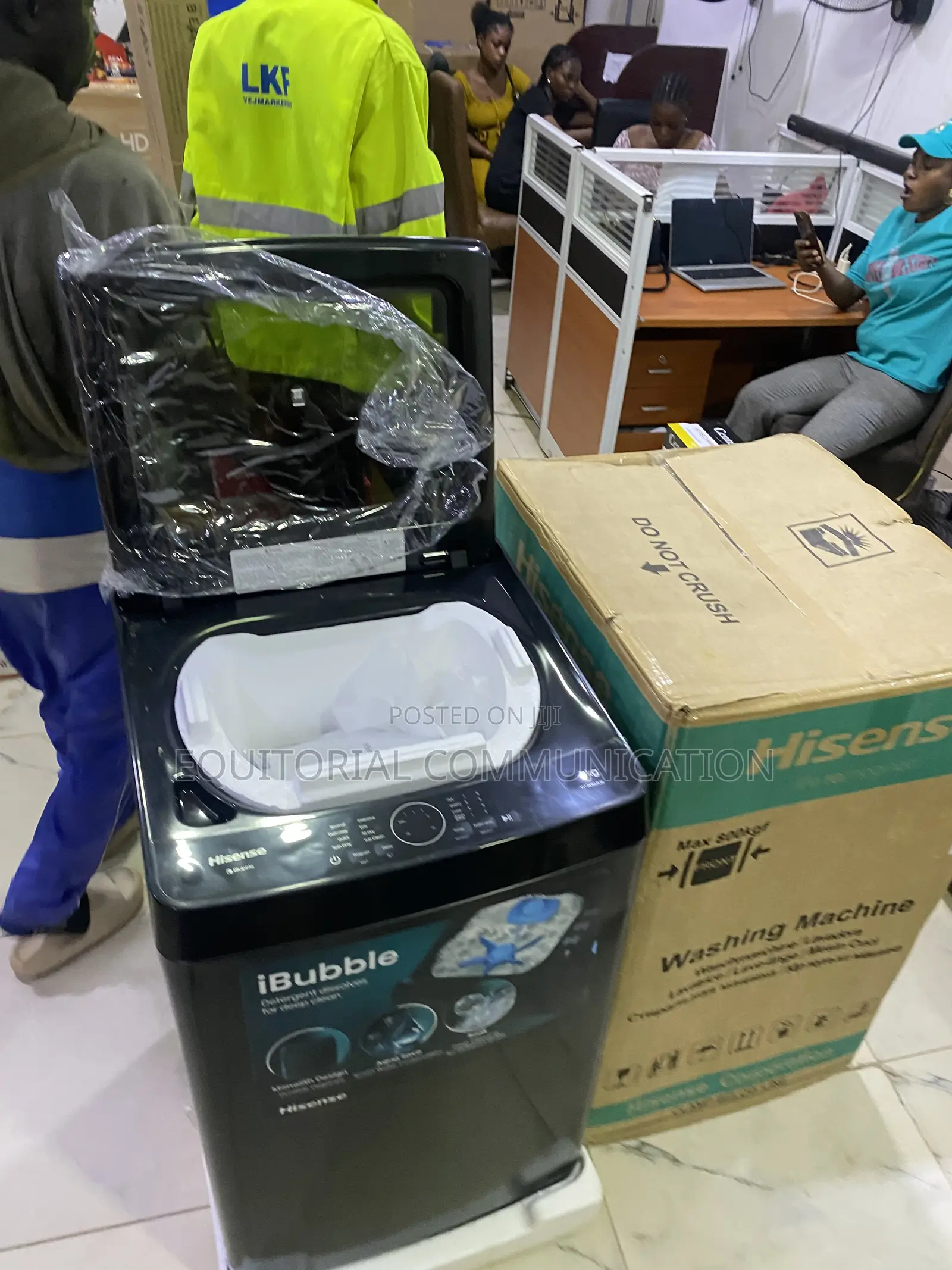 Hisense 11KG Top Load Washer With LED Display and Child Lock