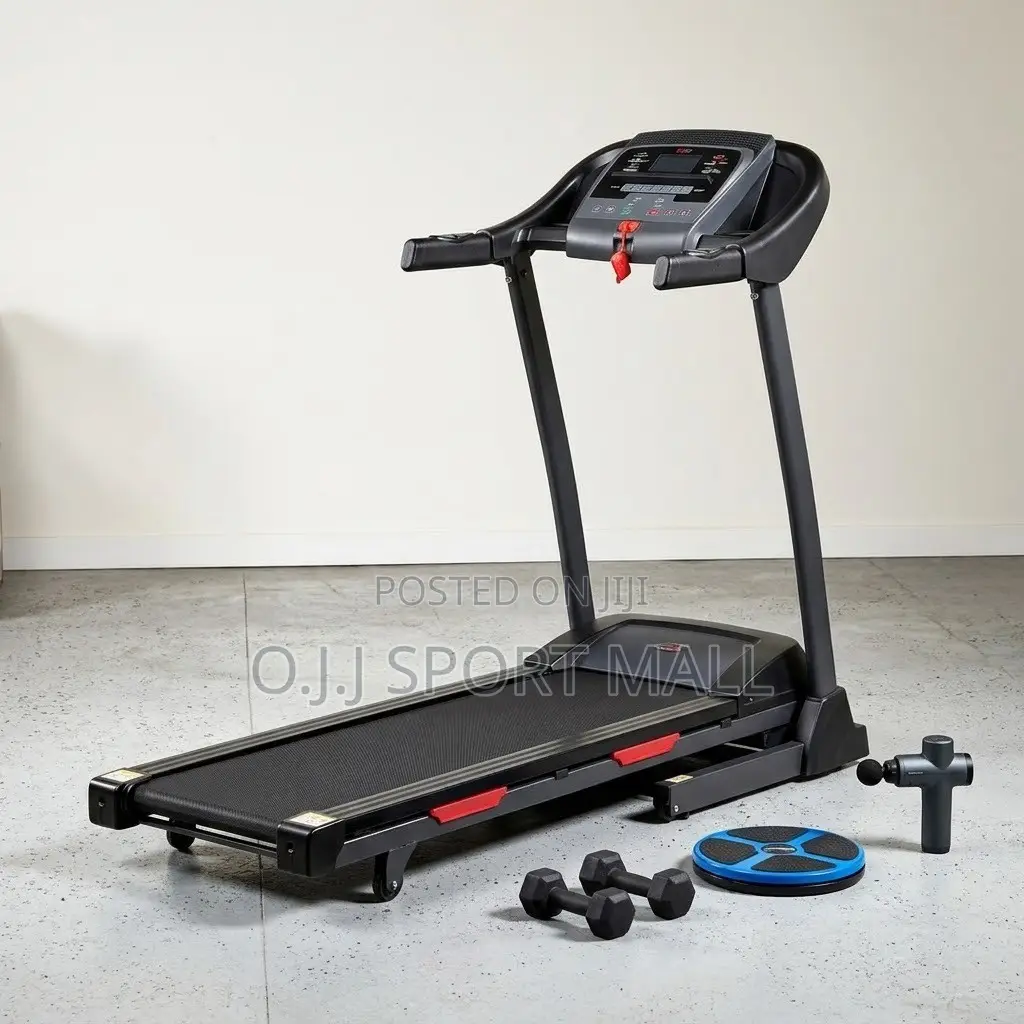 2.5HP Treadmill Machine With Twister, Dumbbells and Massage Equipment