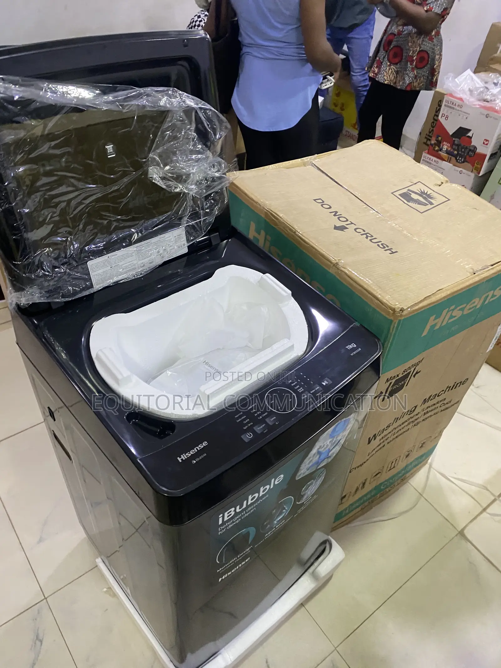 Hisense 11KG Top Load Automatic Washer With Pause & Add