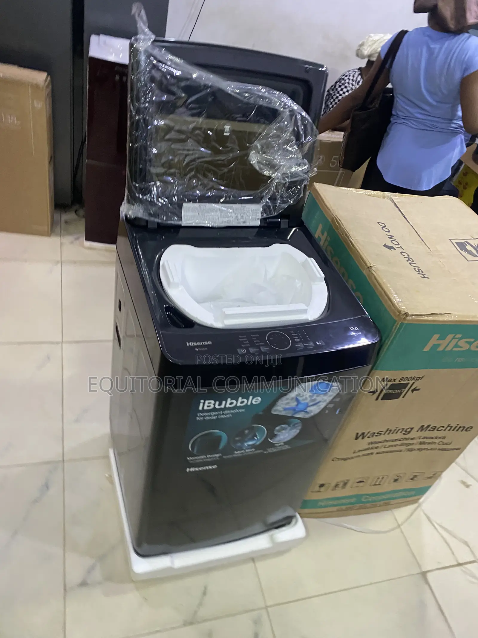 Hisense 11KG Washer With Child Lock and Eight Wash Programs