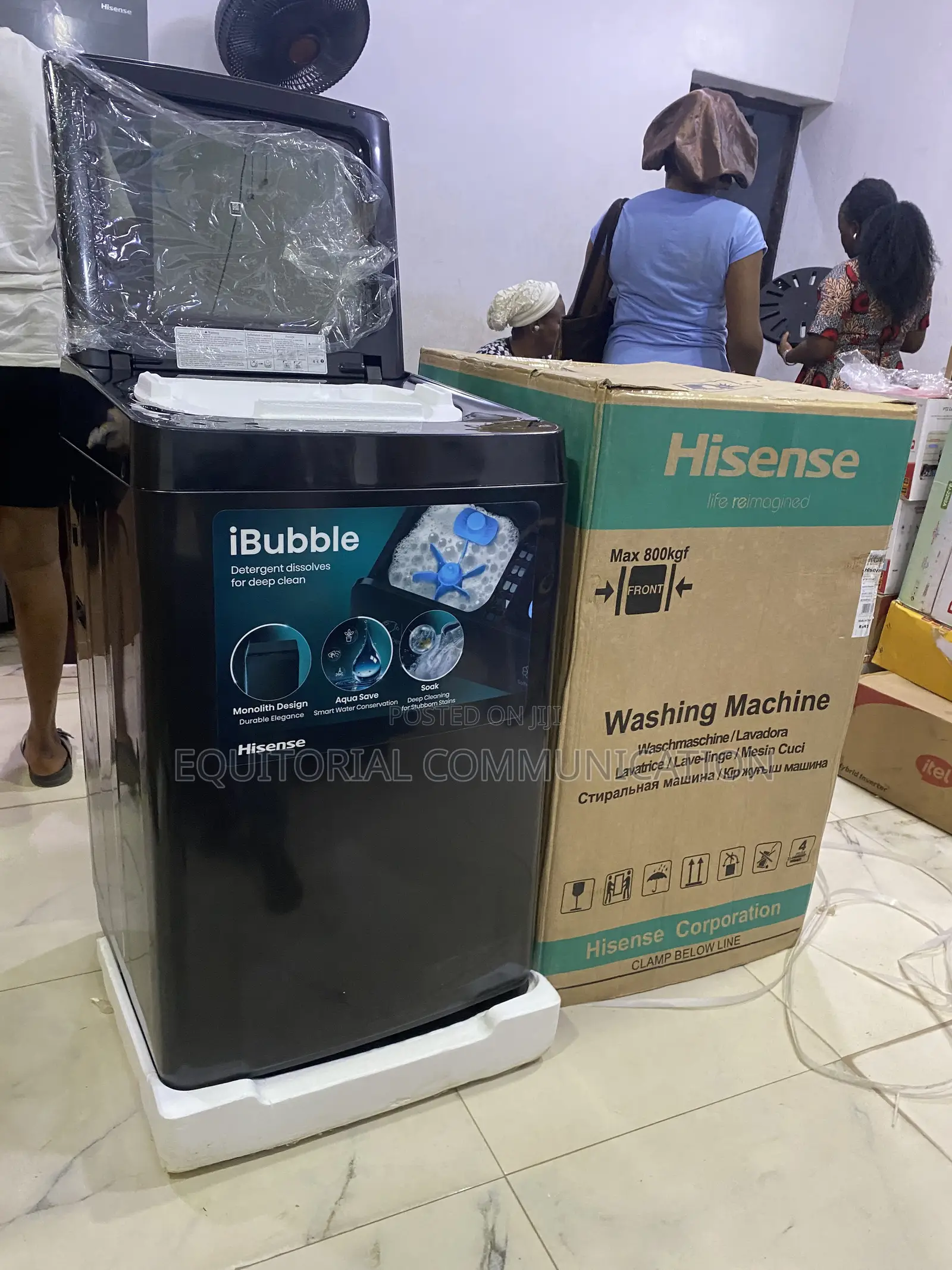 Hisense 11KG Top Loader With iBubble Technology and LED Display