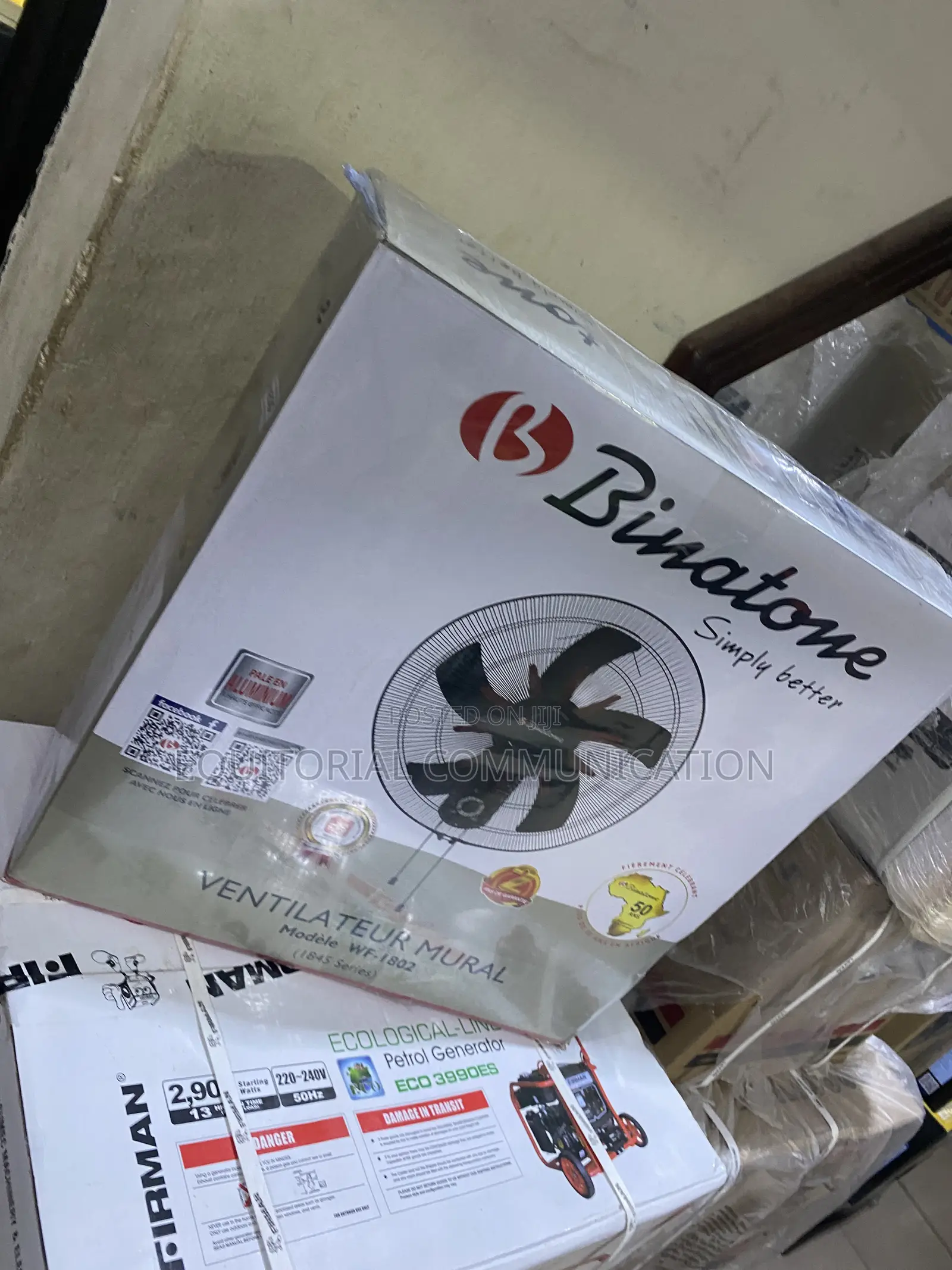 Binatone WF-1802 Wall Fan With 3-Speed Settings
