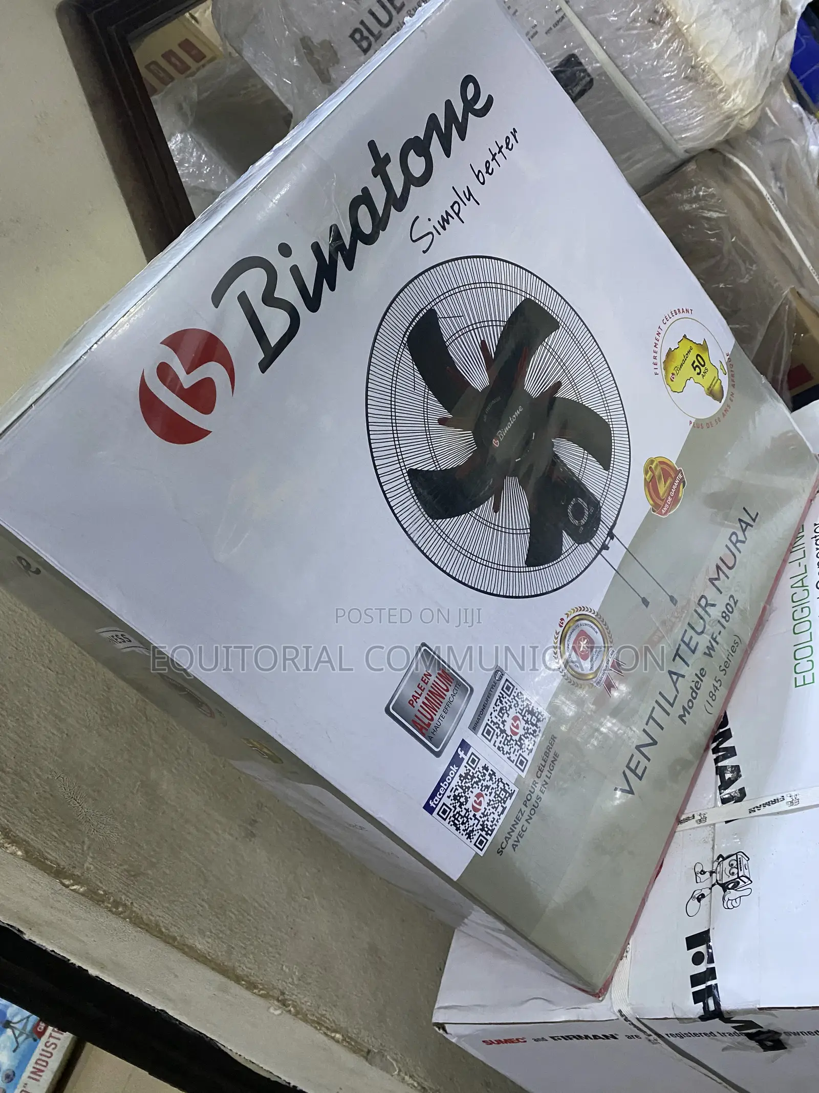 Binatone WF-1802 18-Inch Fan With Pull-Cord Control