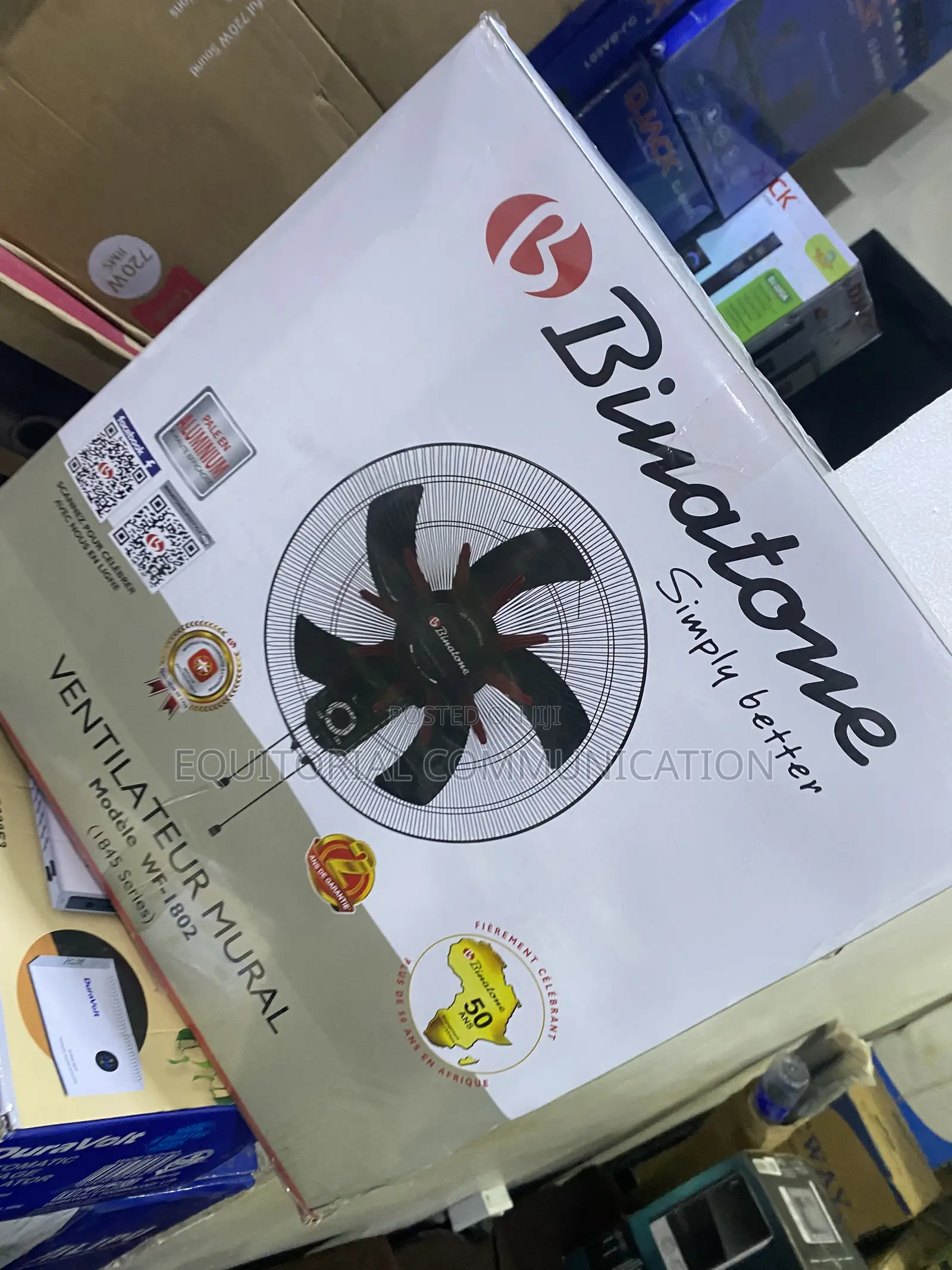 Binatone WF-1802 18-Inch Air Circulation Wall Fan