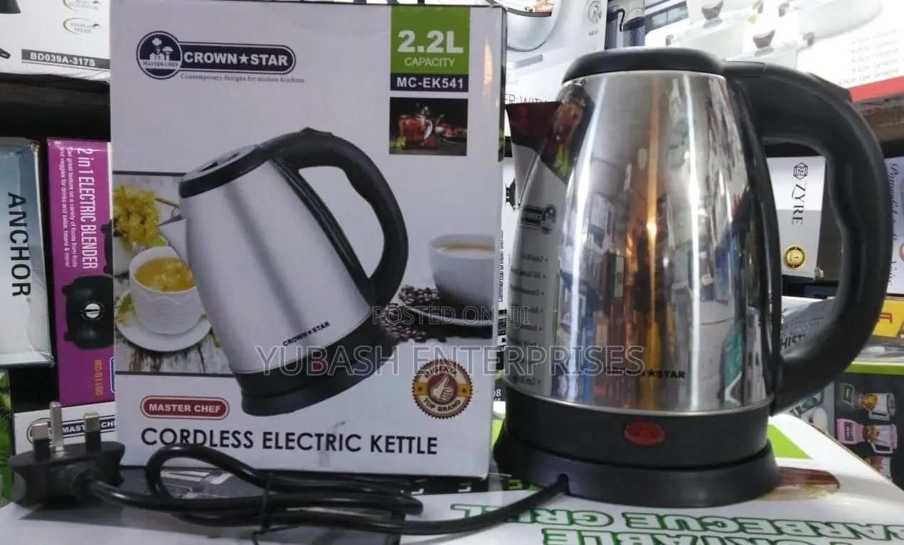 CROWN STAR 2.2L Cordless Electric Kettle - MC-EK541