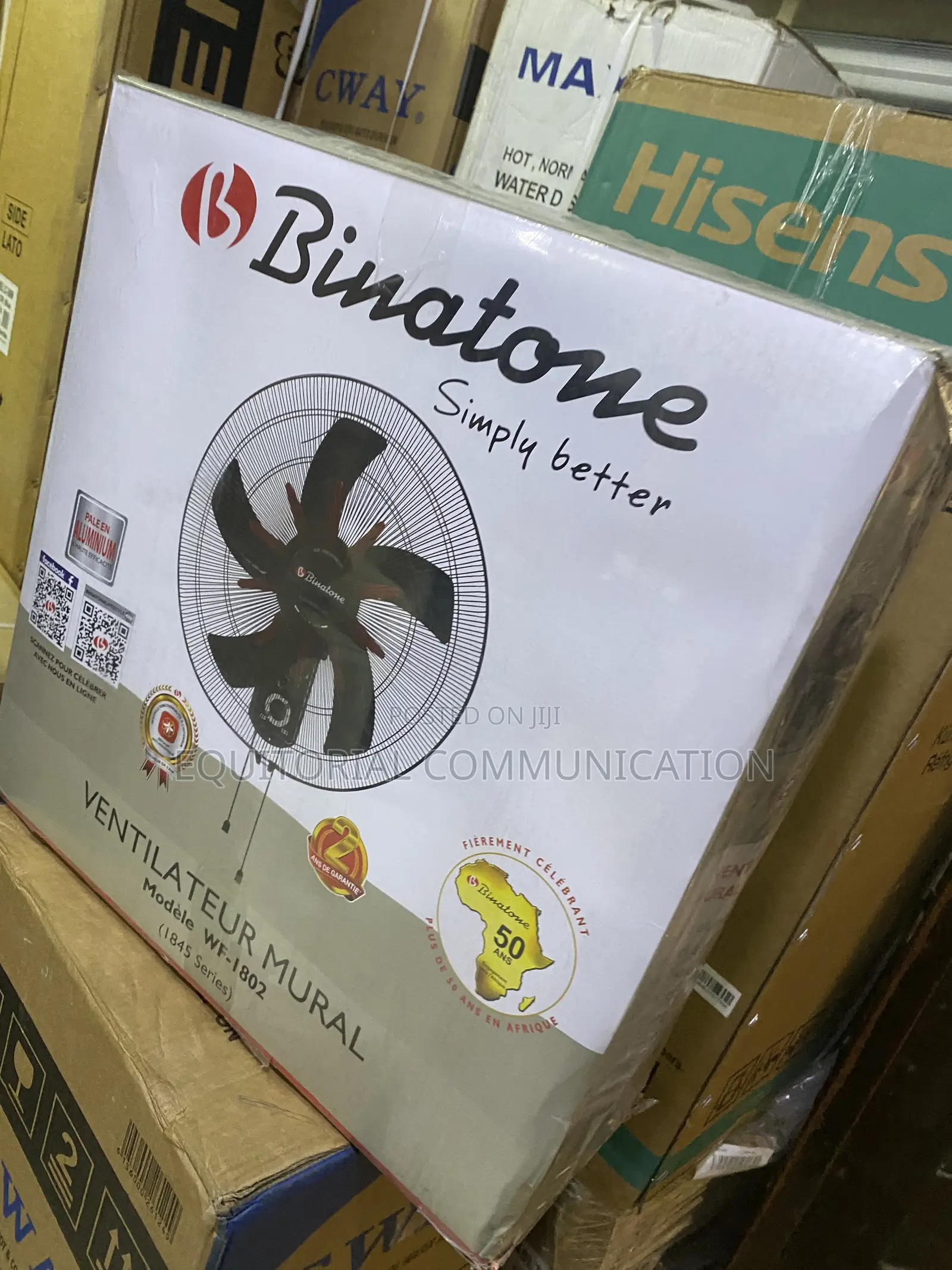 Binatone WF-1802 18-Inch Fan With Aluminium Blades