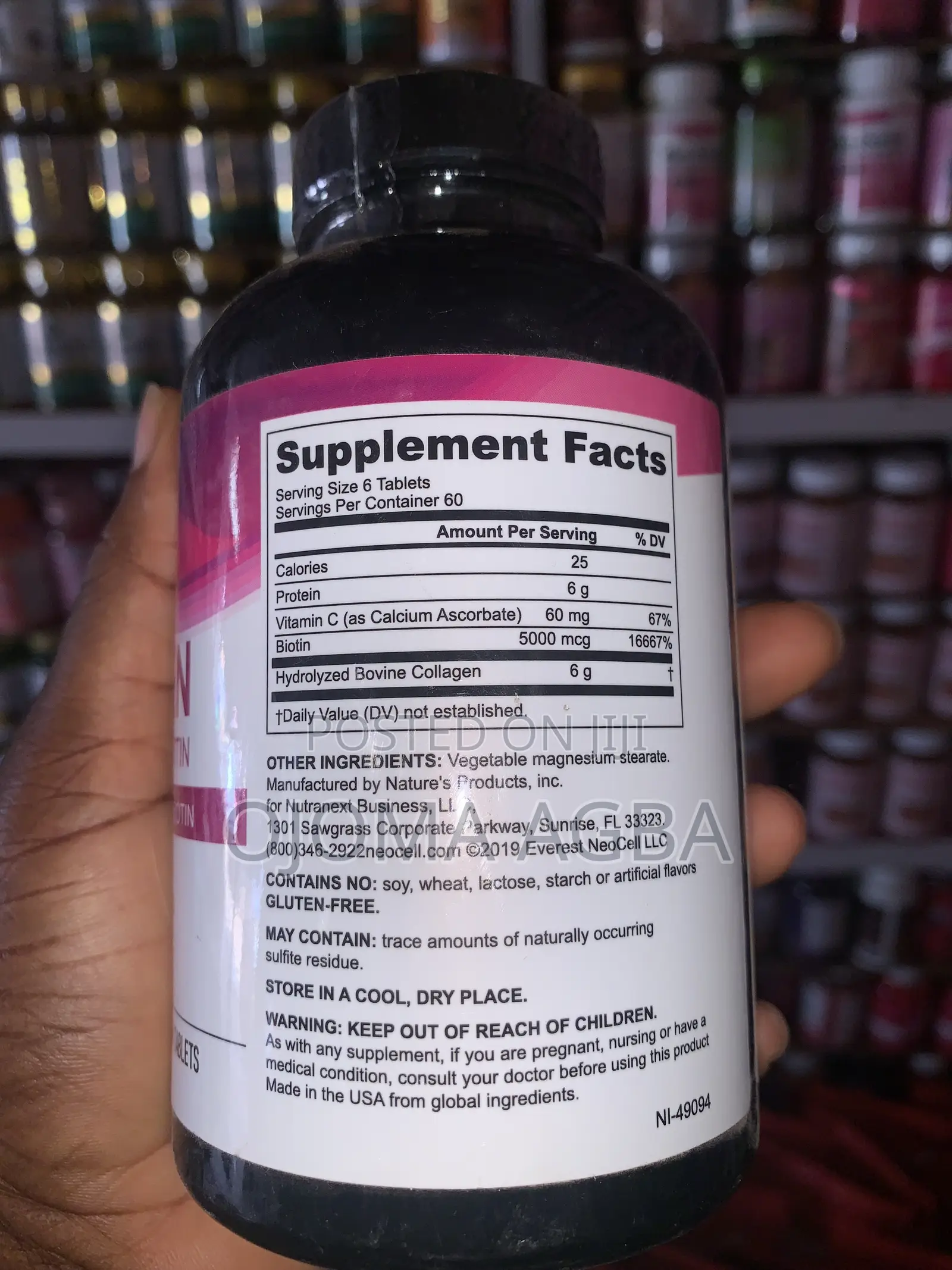 NeoCell Super Collagen With Vitamin C and Biotin 360 Tablets