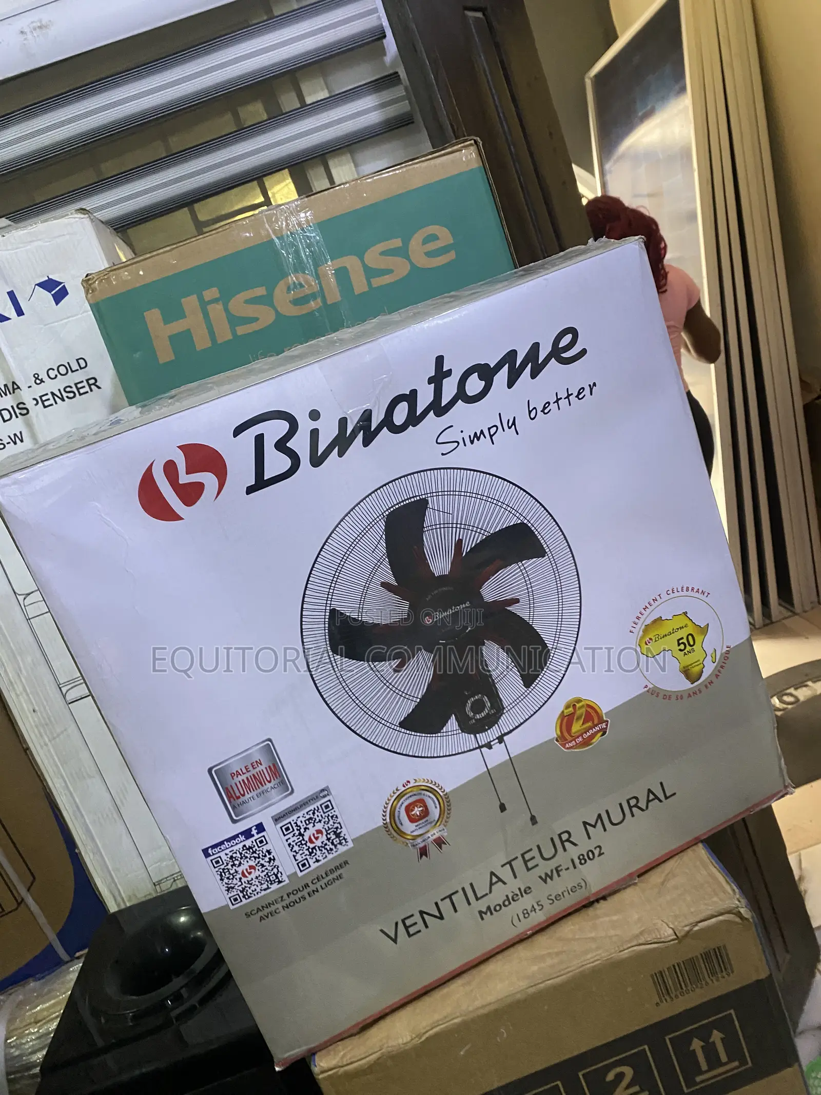Binatone 18-Inch Wall Fan for Bedroom Ventilation