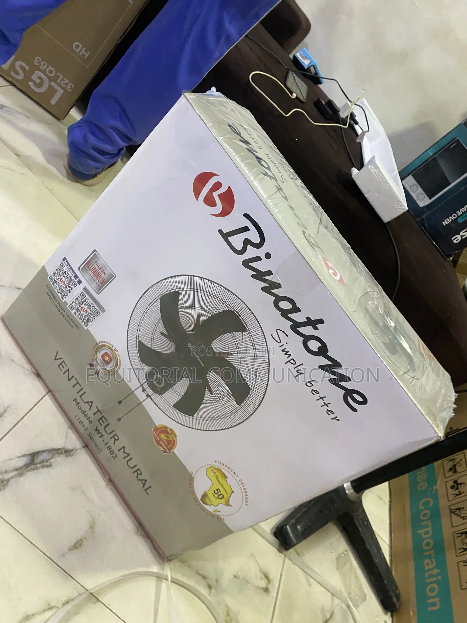 Binatone WF-1802 18-Inch Fan With Pull-Cord Operation