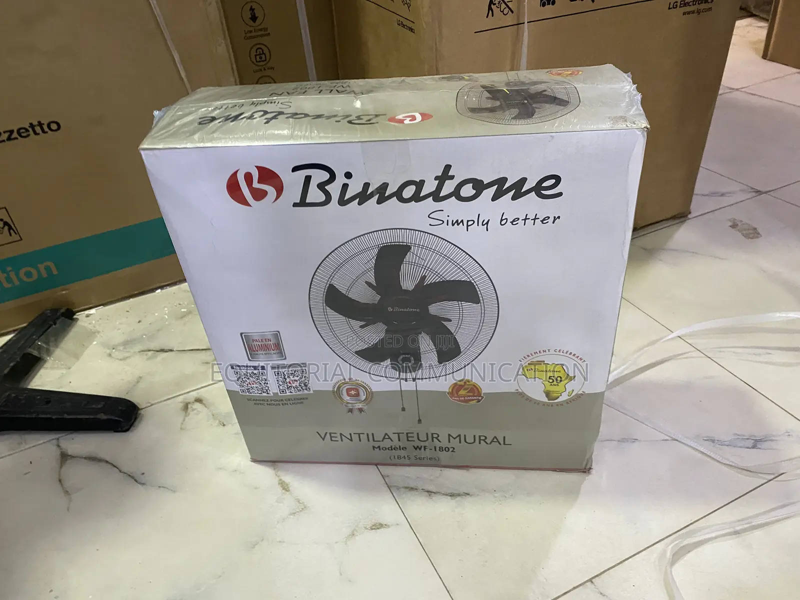 Binatone WF-1802 18-Inch Aluminium-Blade Wall Fan
