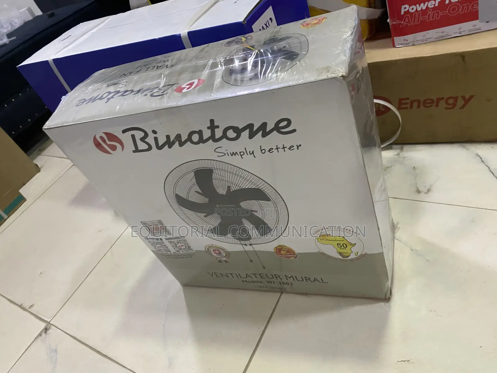 Binatone WF-1802 18-Inch Wall Fan With Oscillation