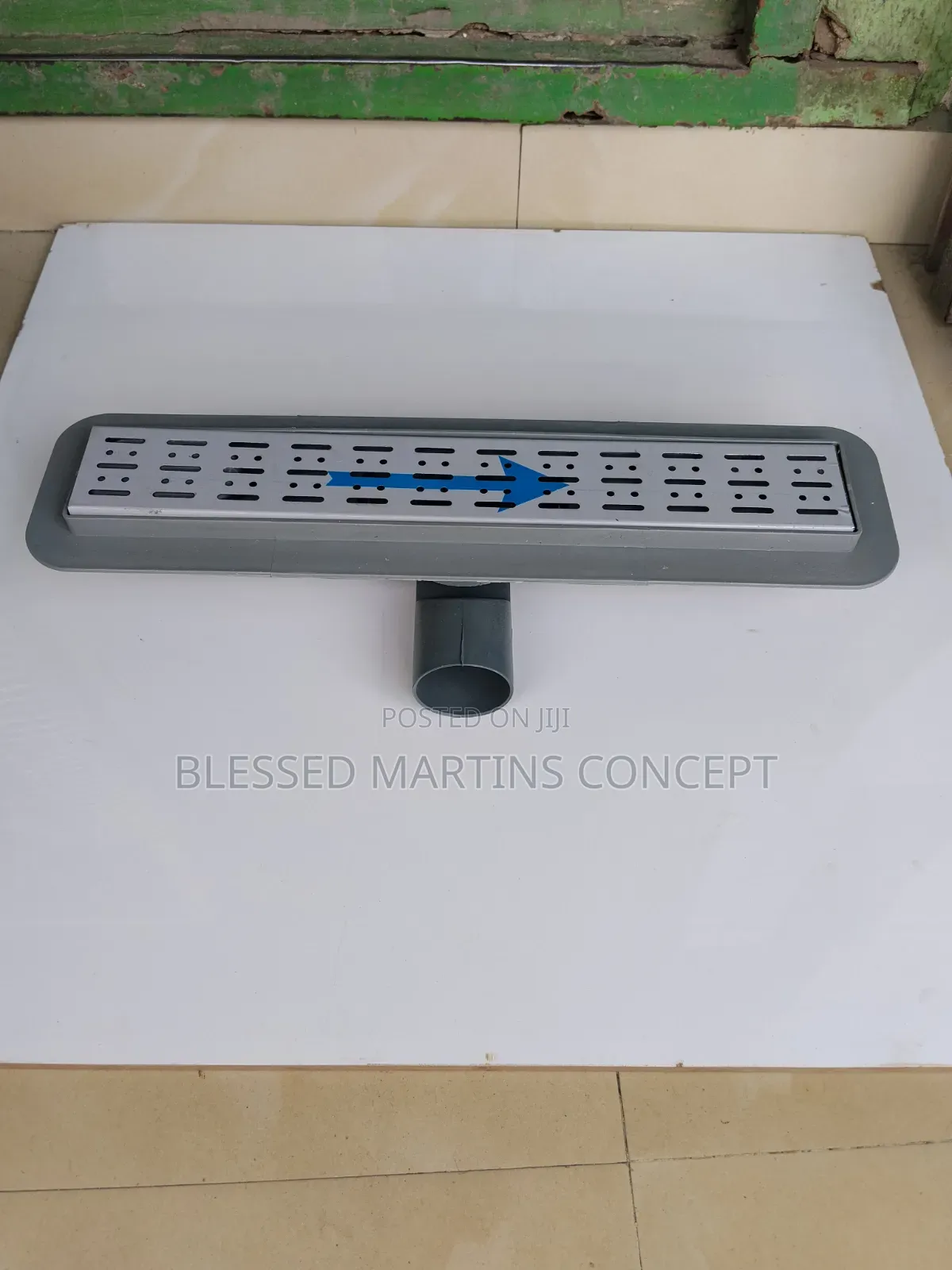 40cm Original Linear Floor Drain With Stainless Grate Cover TURKEY