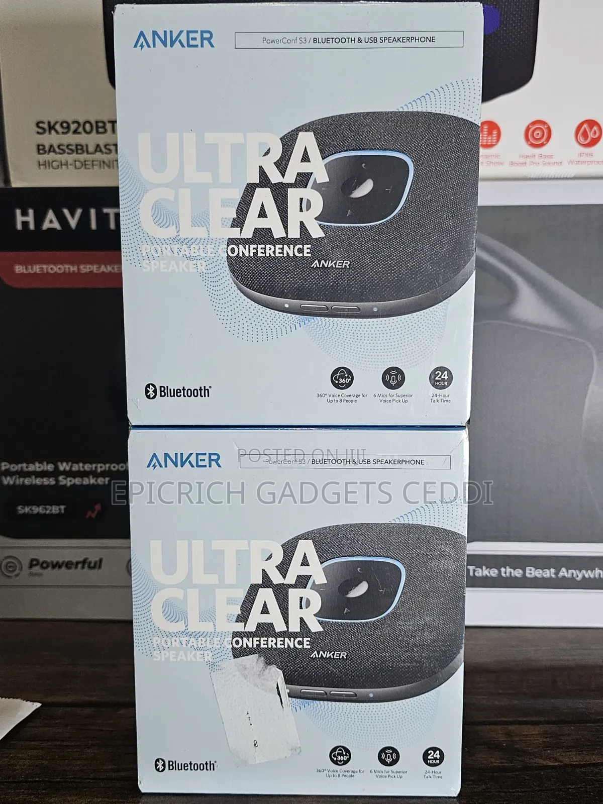 Anker Powerconf Bluetooth and USB Portable Conference Speaker