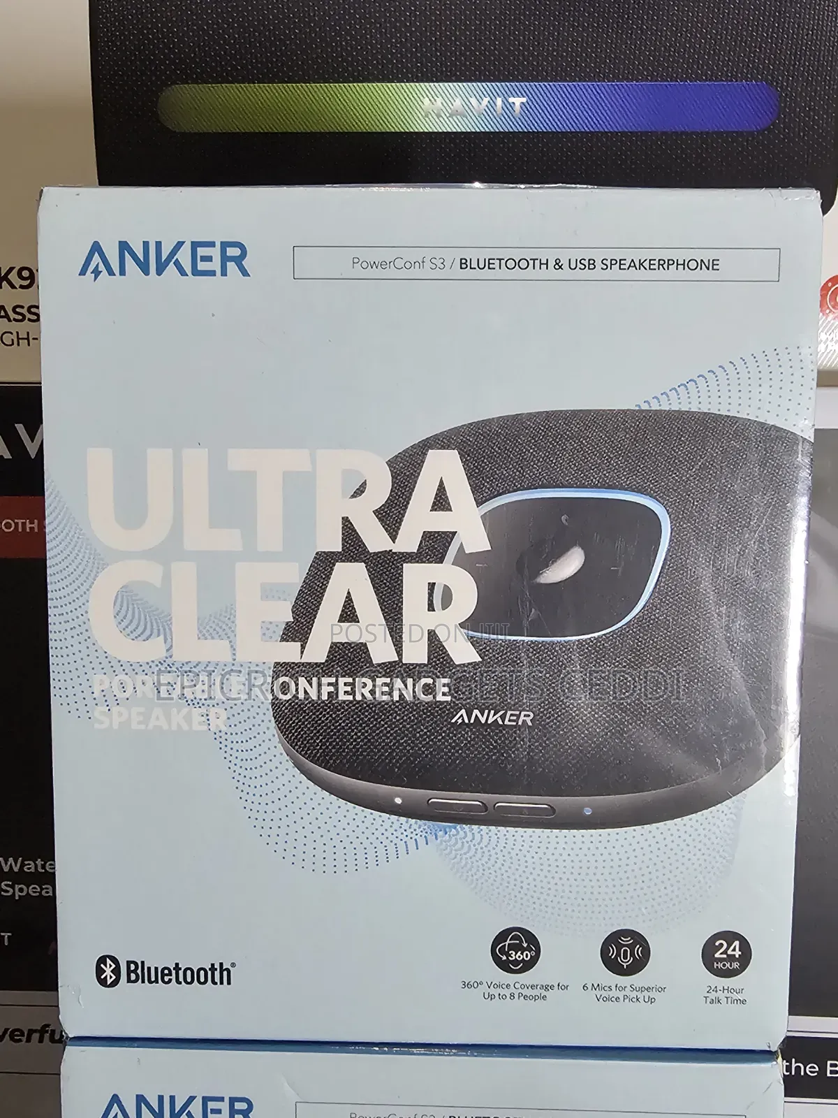Anker Powerconf Bluetooth and USB Portable Conference Speaker
