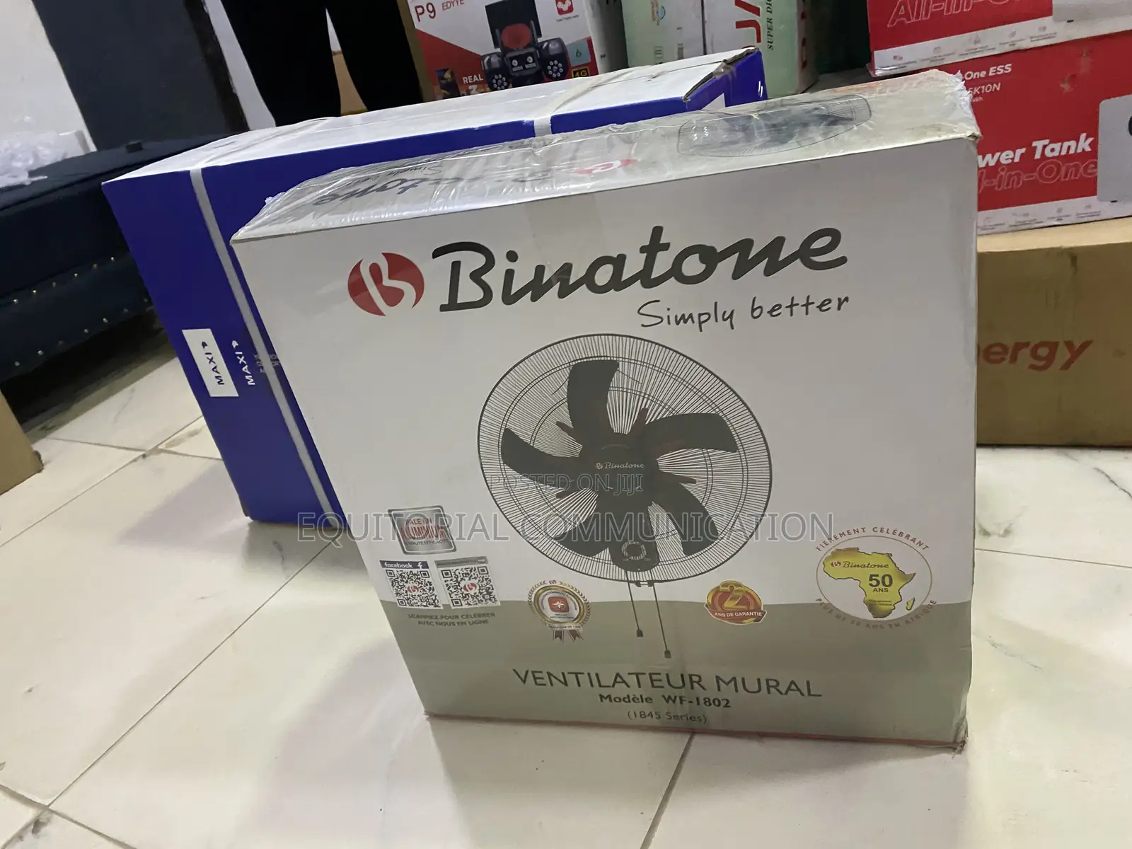 Binatone WF-1802 Cooling Fan With Space-Saving Installation