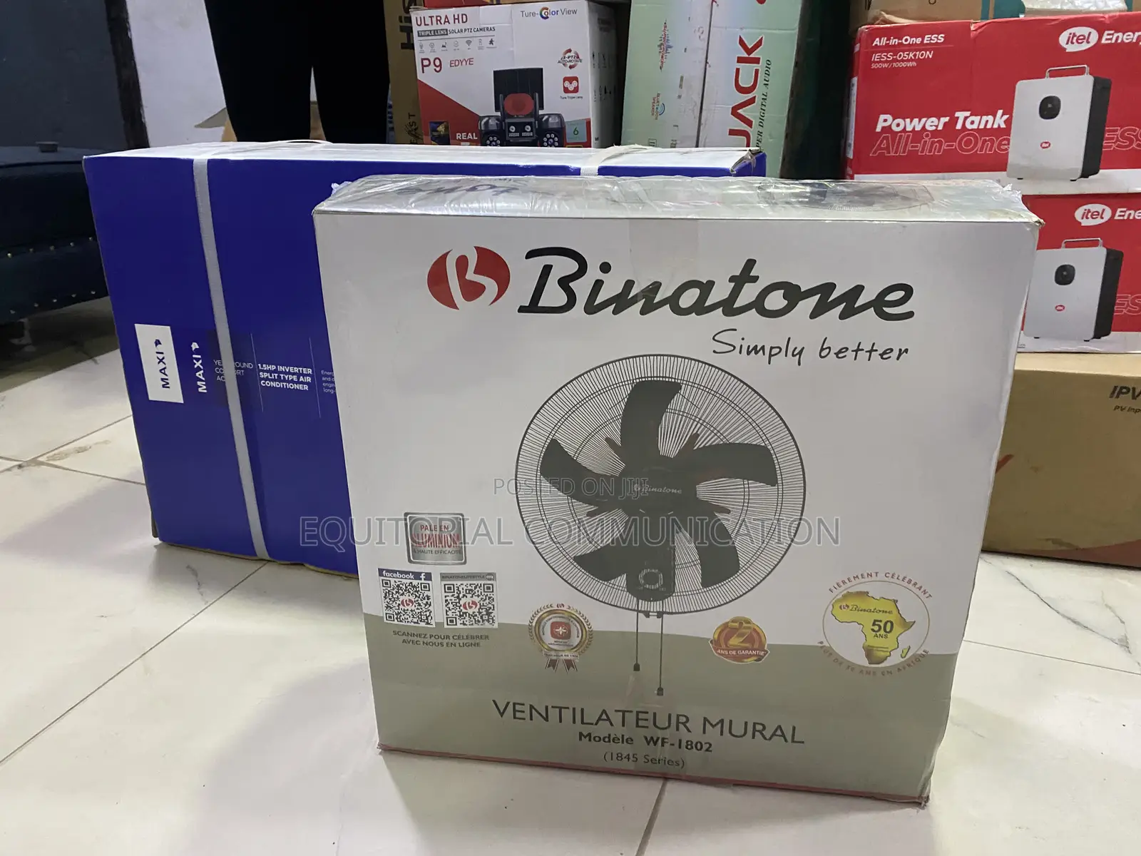 Binatone WF-1802 18-Inch Wall Fan for Commercial Spaces