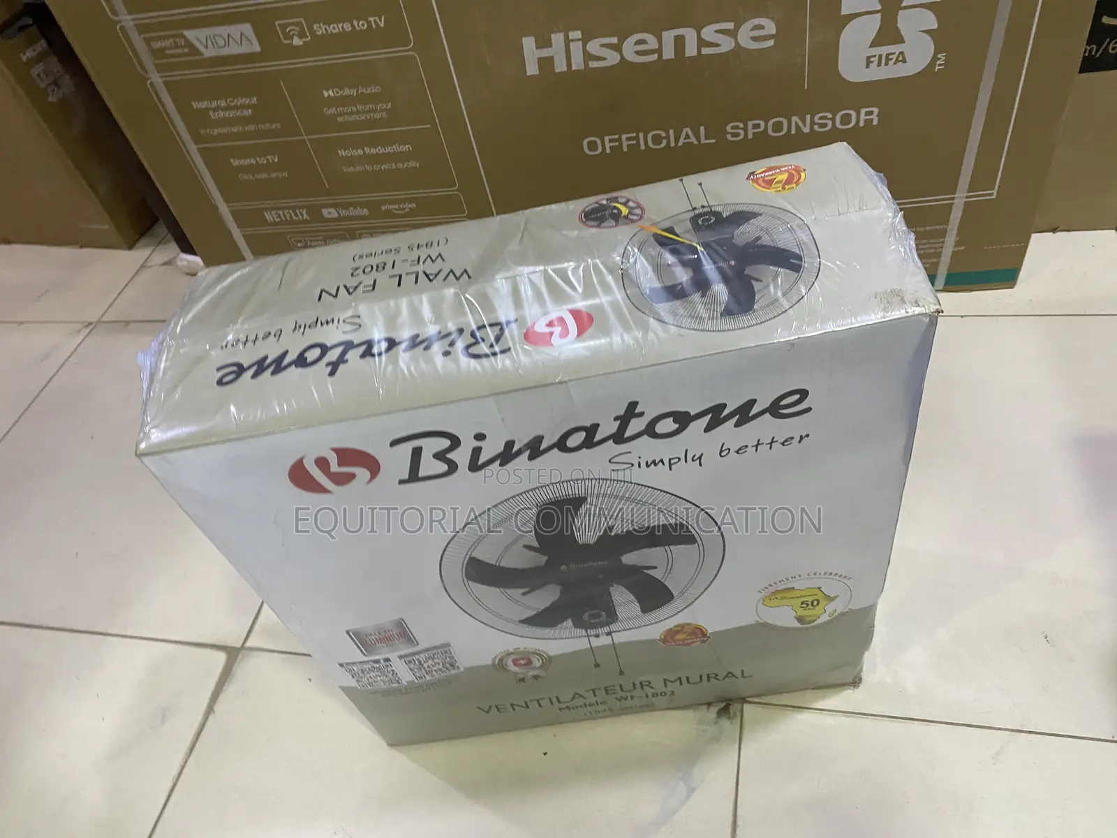 Binatone 1845 Series WF-1802 Room Cooling Fan