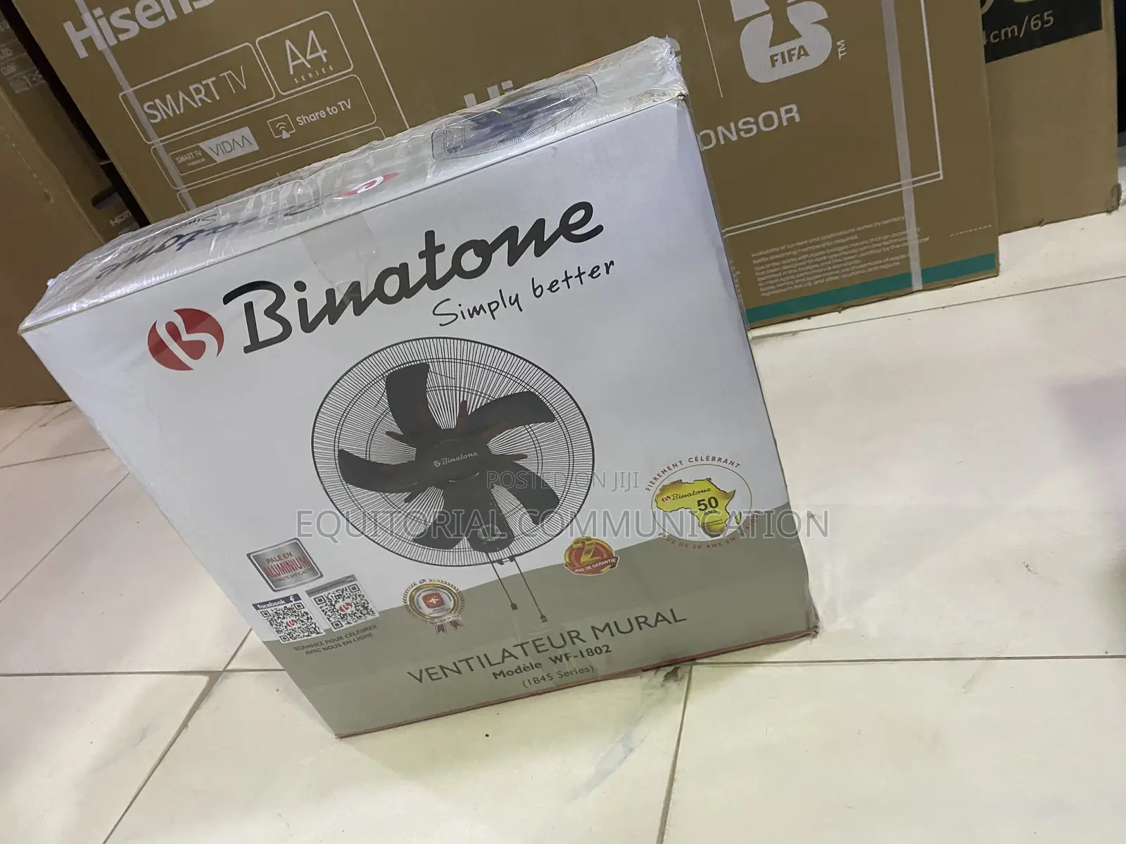 Binatone 18-Inch WF-1802 Airflow and Ventilation Fan
